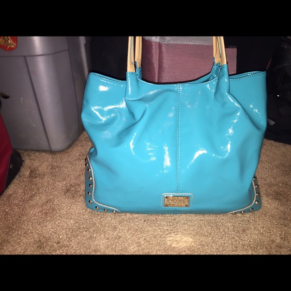 Kenneth Cole turquoise handbag