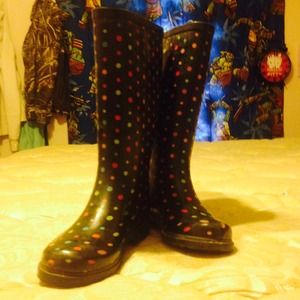 Pok-a-dot Rainboots