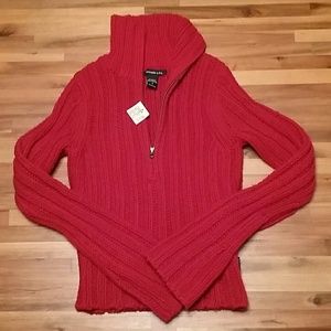 Abercrombie Red Knit Sweater