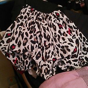 cheetah print strapless dress