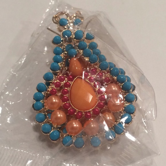 Bohemian turquoise and orange