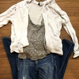 Gray cardigan from H&M