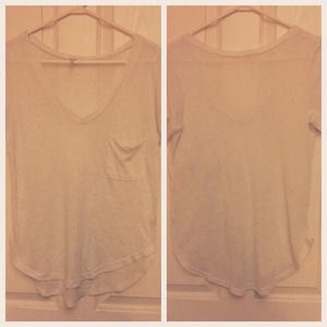 Slouchy/Loose/Oversized White Tee