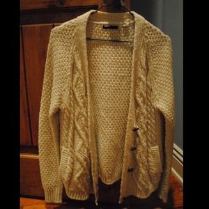 Urban Outfitters Cream Cardigan
