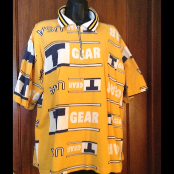 Colorful yellow shirt