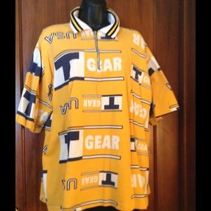 Colorful yellow shirt