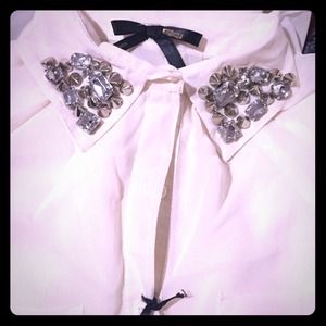 💎Studded collar Top