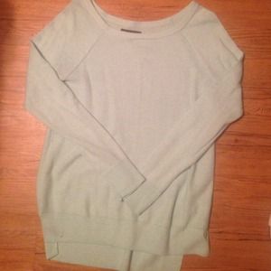 Mint green sweater.