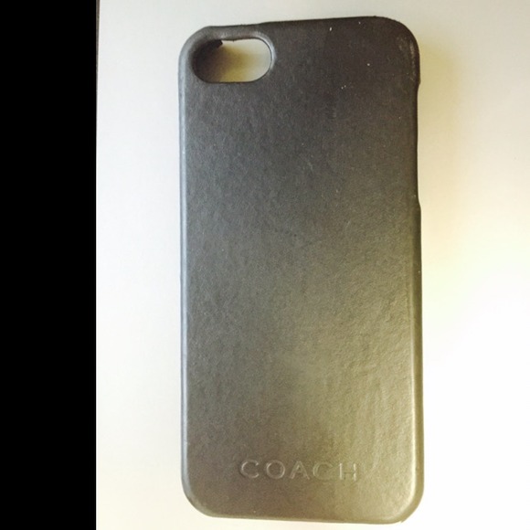 COACH iPhone Leather 5/5s phone case