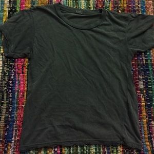Brandy Melville army green tee