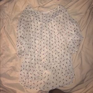 Red Robin Sheer Blouse