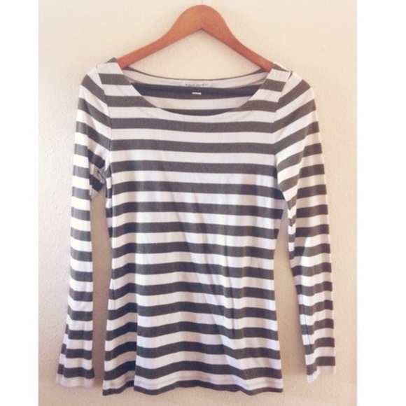 Banana Republic stripe long sleeve