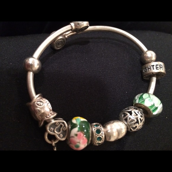 Camilia bracelet with charms