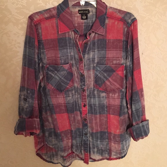 [SOLD] Plaid button up