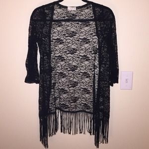 🔥 BOHO Fringed Lace Cardigan 🔥