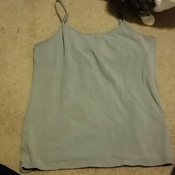 Gray tang top