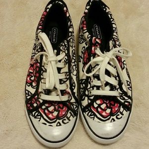 Coach Poppy Tennis Shoes SZ 8.5