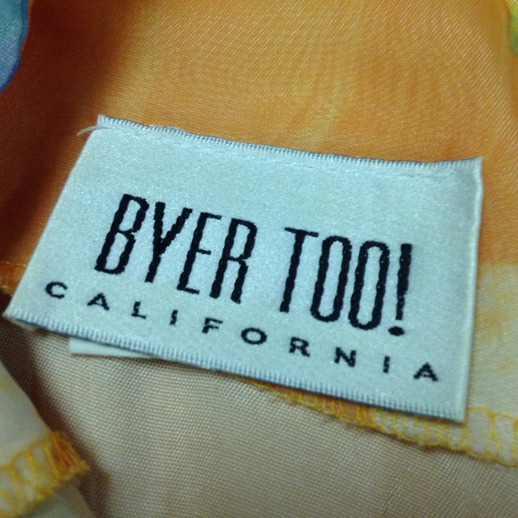 Orange Floral Dress - Picture 4 of 4