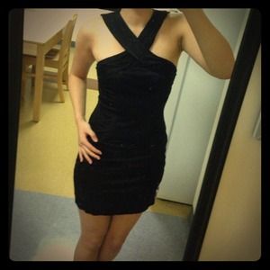 Black Criss Cross Dress