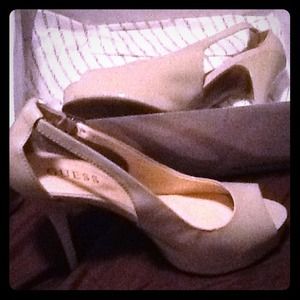 Guess peep-toe stilettos