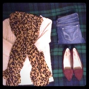 Burgundy Pointed Toe Loafers