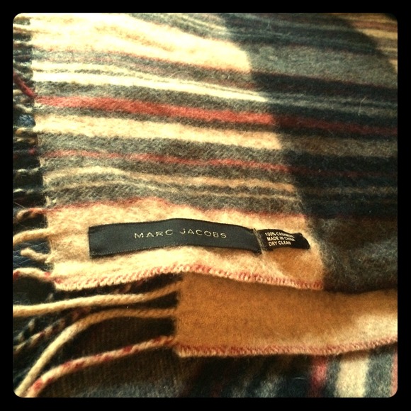 Marc Jacobs 100% Authentic Cashmere Plaid Scarf!