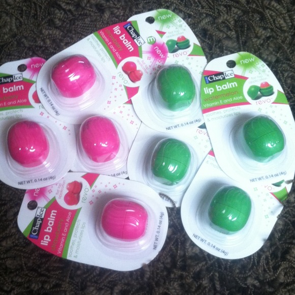 8 Piece Strawberry & Watermelon Revo lip Balm