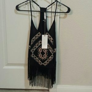 Fringe top by Lush (: