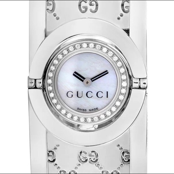 Gucci Watch with Diamonds - Picture 1 of 4