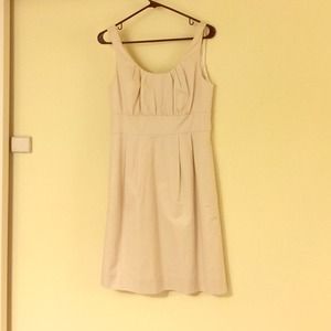 J Crew factory cream dress.