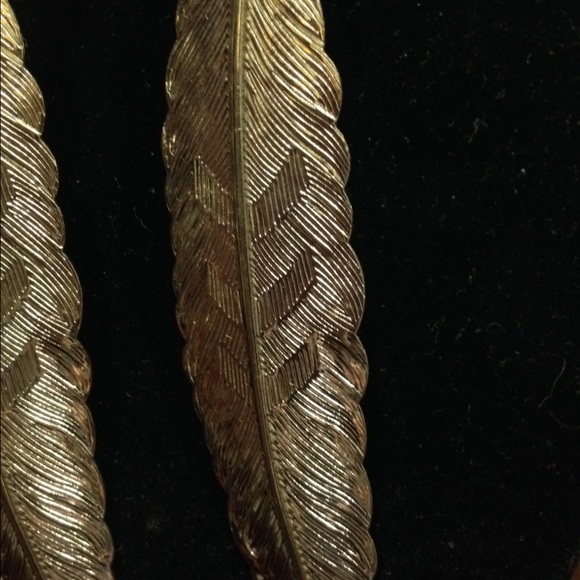 Silver Feather Earring - Picture 2 of 2