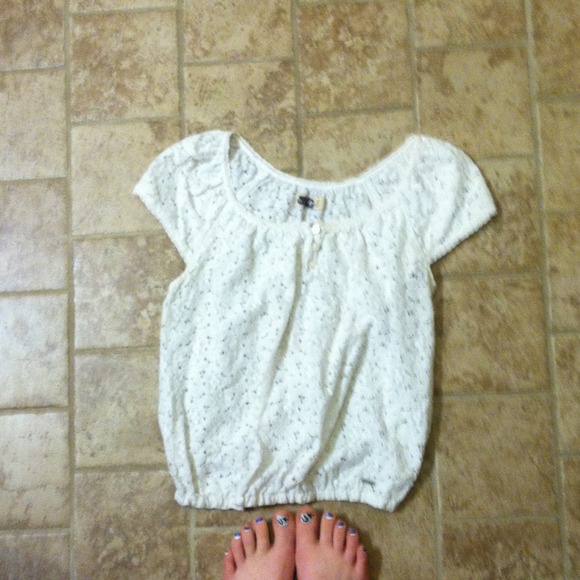 Hollister lace shirt