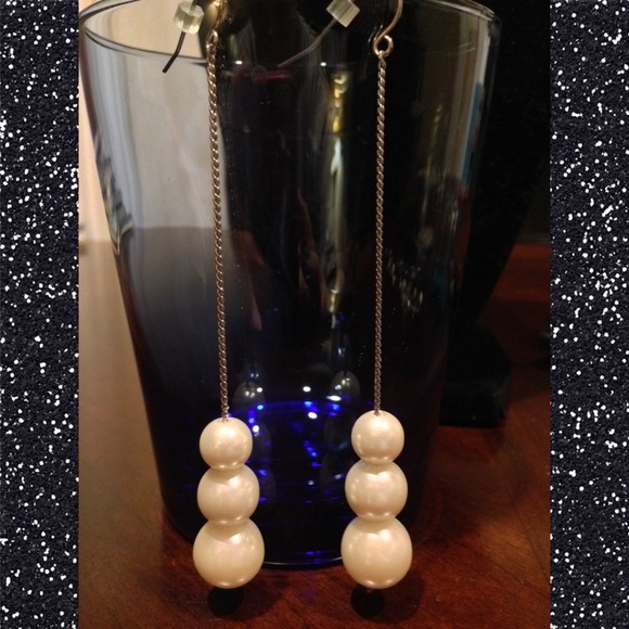 Long Pear Earrings