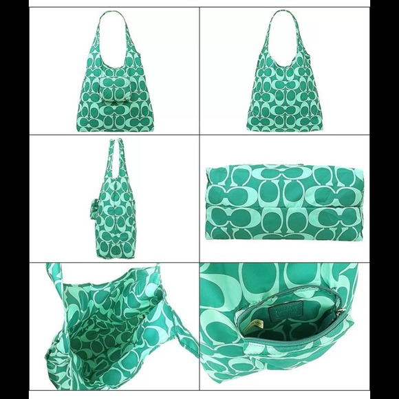 Coach Park Signature Folding Tote