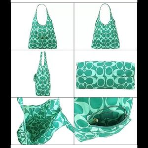 Coach Park Signature Folding Tote