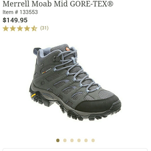 Women's Merrell Moab mid hiking shoe