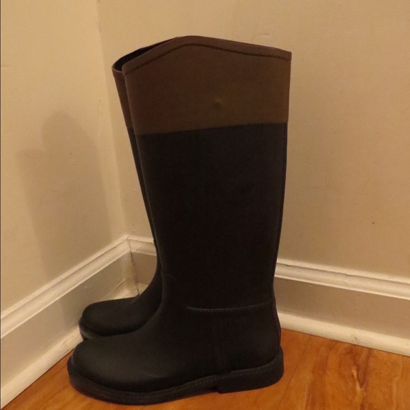 zara rubber boots