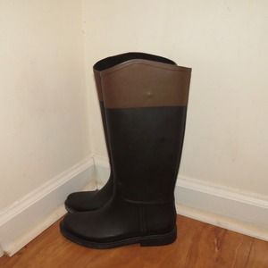 Zara rubber riding boots