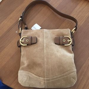 New Coach suede purse!