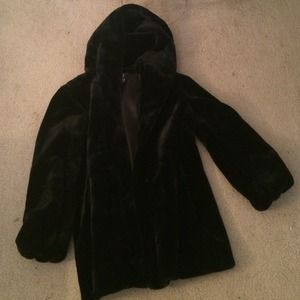 Faux fur jacket