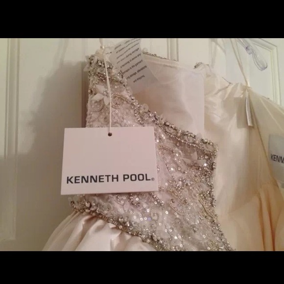 REDUCED! New w/tags Kenneth Pool Alessandra gown - Picture 3 of 4