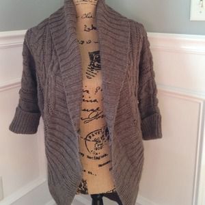 Express only worn for a few hours long sweater