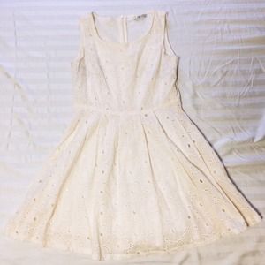 Cream Lace Dress