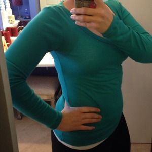 Teal long sleeve shirt