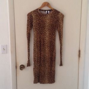 BCBG Maxmara  animal print dress.