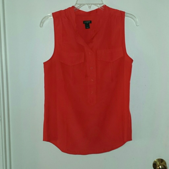 Jcrew sleeveless shirt