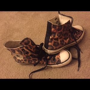 Converse Leopard High Tops