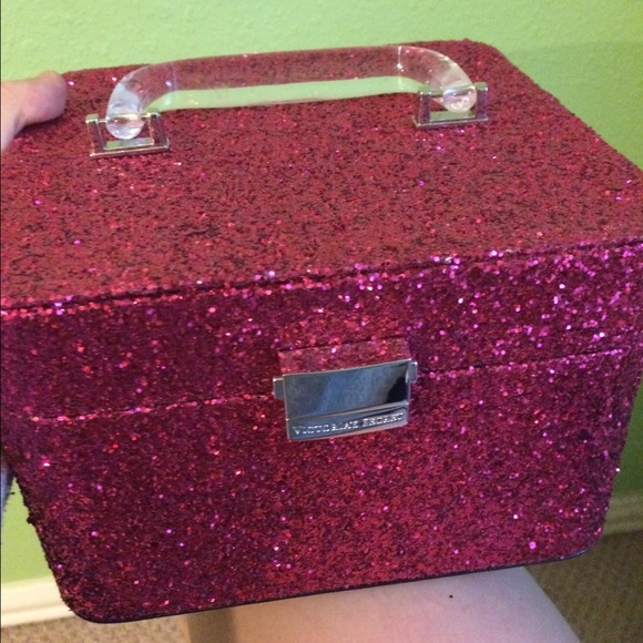 Victoria's Secret sparkly pink case