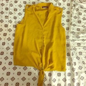 Yellow Flow Top