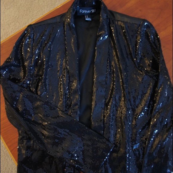 Sequins tuxedo jacket - Picture 1 of 2